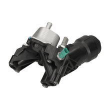 Görseli Galeri görüntüleyiciye yükleyin, Audi A6 Volkswagen Touareg Porsche Cayenne Panamera Macan Yağ Filtre Kütüğü &amp; Yağ Soğutucu Çift Çıkış Müşürlü Yeşil-Gri 03N115389S