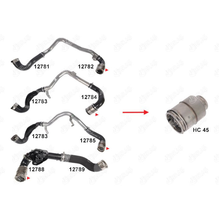 Nissan NV400 Opel Movano Renault Master REZONATÖR HC 45 144607250R 144603730R 144603389R 144602862R 144604669R 144602717R 144605171R