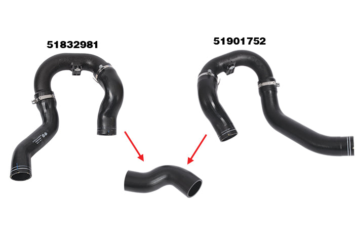 Fiat Doblo Turbo Hortumu 51832981 51810956 51901752 52031394