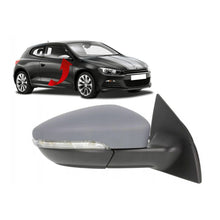 Görseli Galeri görüntüleyiciye yükleyin, Volkswagen Scirocco Ayna Dış Dikiz Komple Sağ Elektrikli Katlanır 13 Kablo 1K8857508Q