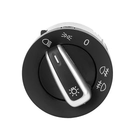 Volkswagen Amarok Caddy EOS Golf Jetta Passat Tiguan Touran Transporter T6 Far Ayar Anahtarı Sisli Düz Krom ADLER OEM 3C8941431C