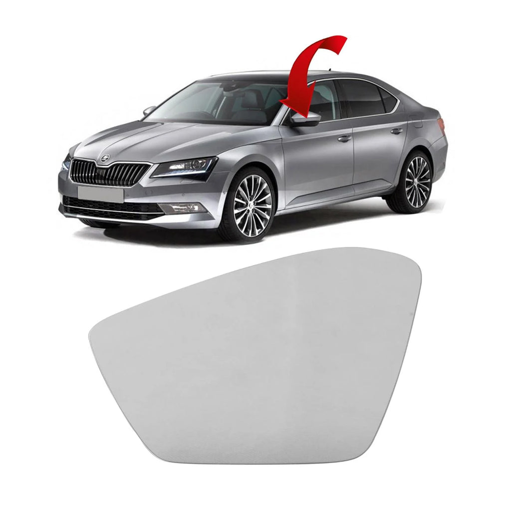Skoda Superb Ayna Camı Dış Dikiz Sol 3V0857521