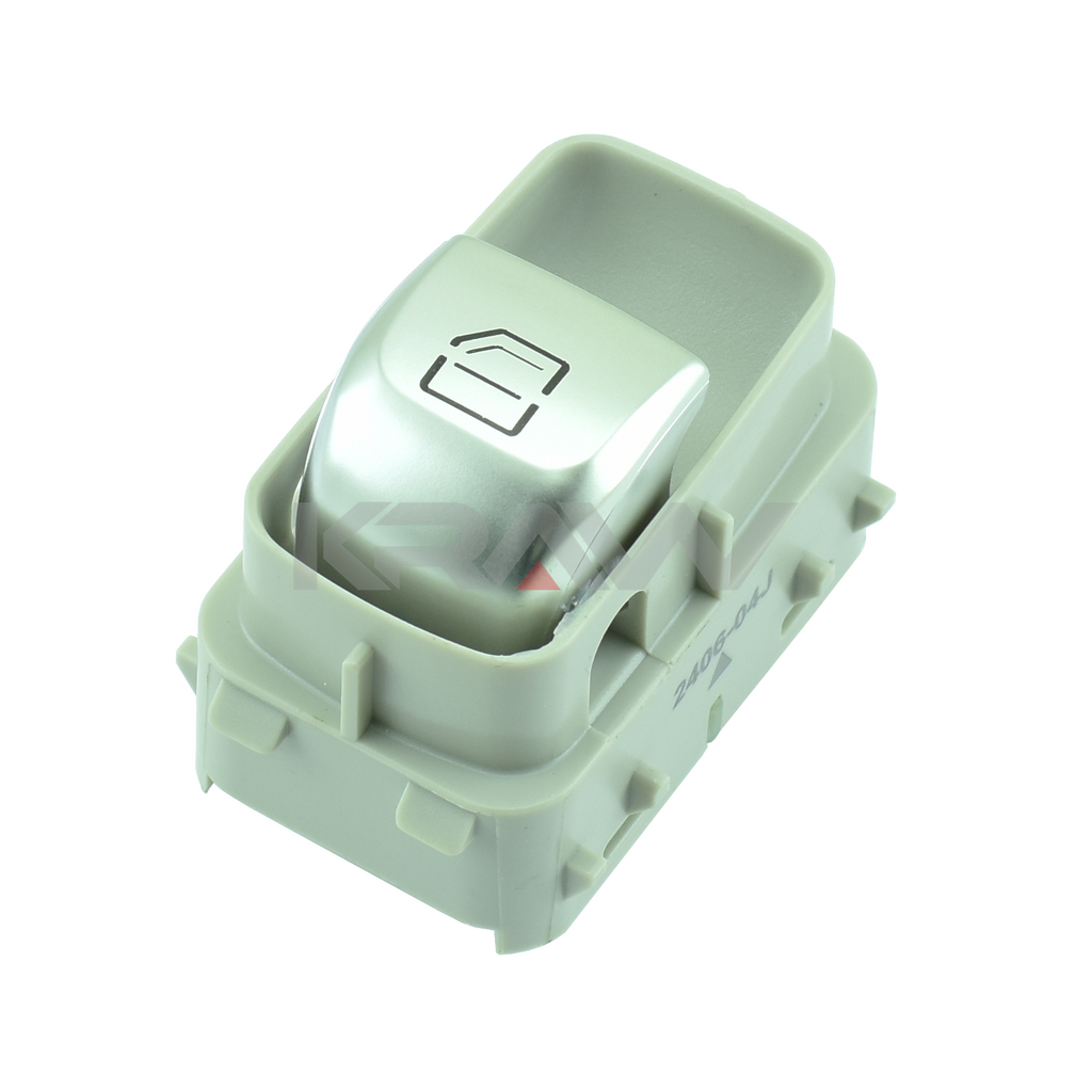 Mercedes-Benz W213 W222 Tekli Cam Açma Düğmesi Beyaz Işık Gri A2139050309 A2229051904