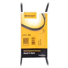 Görseli Galeri görüntüleyiciye yükleyin, Continental 5PK906 CONTITECH Kanallı V Kayışı