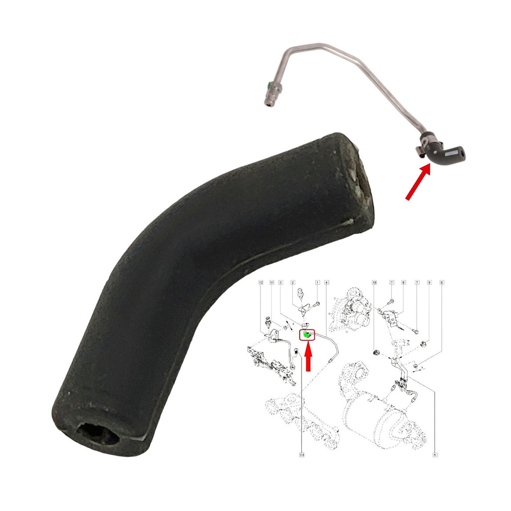 Mercedes-Benz Turbo Manifold Boru Hortumu Tek Hortum A6261400200-1