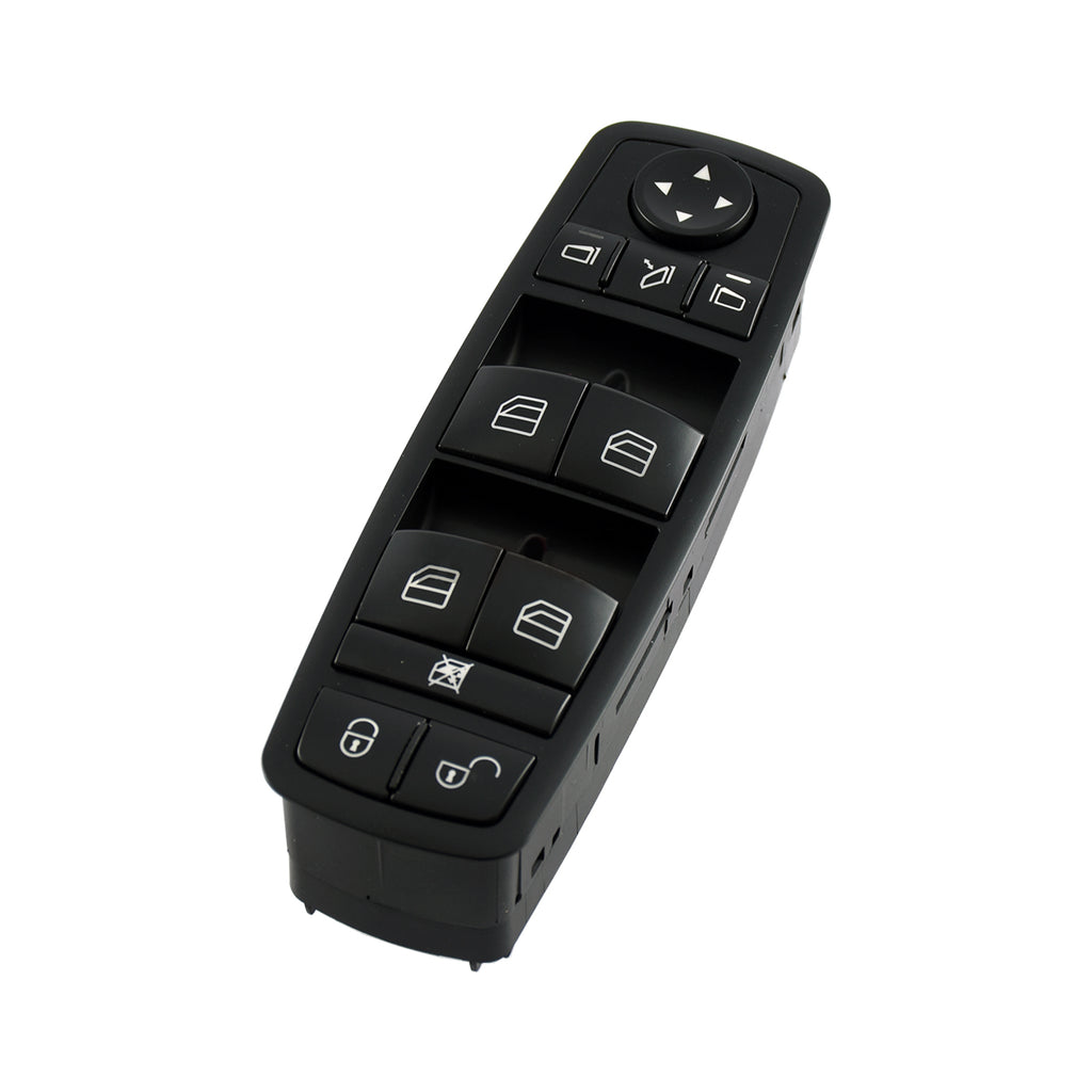 Mercedes-Benz W169 W245 Cam & Ayna Ayar Düğmesi Seti Sol Siyah A1698206710