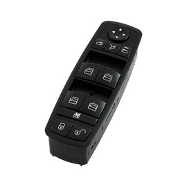 Mercedes-Benz W169 W245 Cam & Ayna Ayar Düğmesi Seti Sol Siyah A1698206710