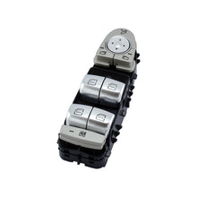 Görseli Galeri görüntüleyiciye yükleyin, Mercedes-Benz W213 W222 Cam &amp; Ayna Ayar Düğmesi Seti Sol Beyaz Işık Siyah 9051 A2139054803