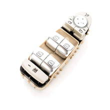 Görseli Galeri görüntüleyiciye yükleyin, Mercedes-Benz W213 W222 Cam &amp; Ayna Ayar Düğmesi Seti Sol Beyaz Işık Bej 8T92 A2229052004